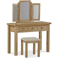 global home cheltenham oak dressing set