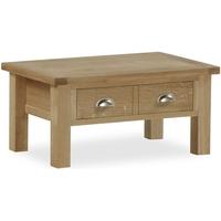 Global Home Cheltenham Oak Coffee Table with Drawer
