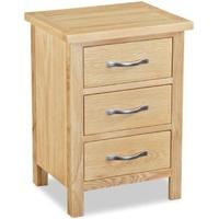 global home burlington oak bedside cabinet