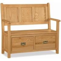 global home salisbury oak monks bench