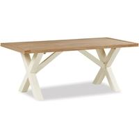 Global Home Oxford Painted Dining Table with Cross Legs