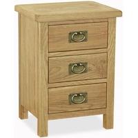 Global Home Salisbury Lite Oak Bedside Cabinet