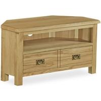 Global Home Salisbury Lite Oak TV Unit - Corner