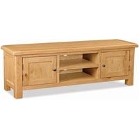 global home salisbury oak tv unit extra large