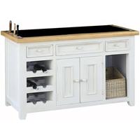 Global Home Cuisine Painted Kitchen Island Unit