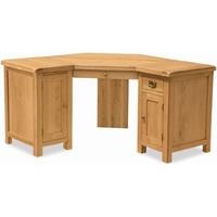 Global Home Salisbury Oak Desk - Corner