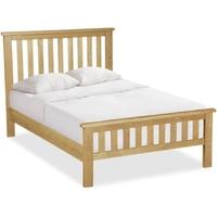 Global Home Salisbury Lite Oak Bed - Slatted