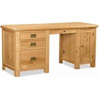 Global Home Salisbury Oak Desk - Double