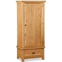 global home salisbury oak wardrobe single