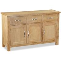 global home burlington oak sideboard large