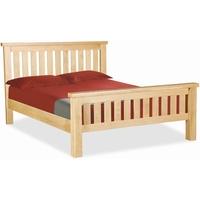 Global Home York Oak Bed - Slatted