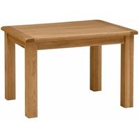 global home salisbury oak dining table 120cm fixed