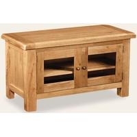 Global Home Vintage Oak TV Unit - Large