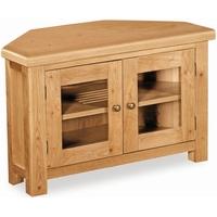 Global Home Vintage Oak TV Unit - Corner