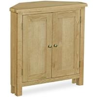 Global Home Salisbury Lite Oak Cupboard - Corner