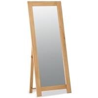 global home salisbury oak cheval mirror