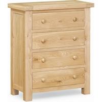 global home york oak chest of drawer 4 drawer