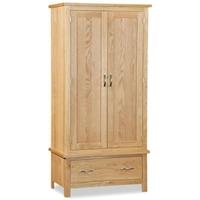 global home burlington oak wardrobe gents