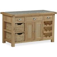 Global Home Cheltenham Oak Kitchen Island