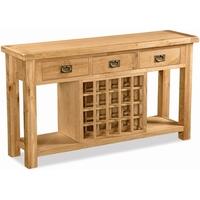 global home salisbury oak sideboard open