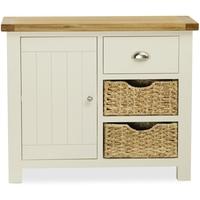 global home oxford painted sideboard small with baskets