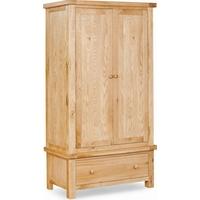 Global Home York Oak Wardrobe - Gents