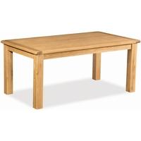 global home salisbury oak dining table 180cm fixed