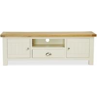 global home oxford painted tv unit small with drawer