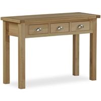 global home cheltenham oak dressing table wide