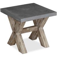 global home rockhampton oak lamp table