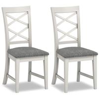 global home chester cross back dining chair pair