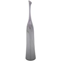 Glass Tall Slim Neck Lavender Cloud Vase - Large (Set of 3)