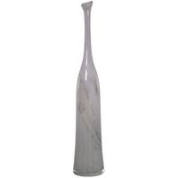 Glass Tall Slim Neck Lavender Cloud Vase