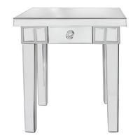 Glam Bevelled Side Table, Mirror