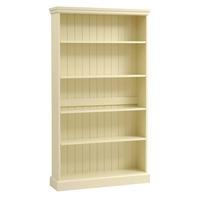 Gloucester Painted Wide Bookcase (6ft high)