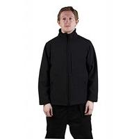 Glenwear Black Hatton Softshell Jacket Waterproof and Breathable (Medium)