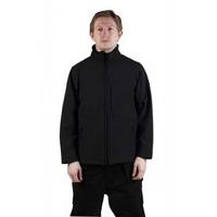 Glenwear Black Hatton Softshell Jacket Waterproof and Breathable (X-small)