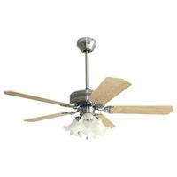 global 42quot santa monica stainless steel ceiling fans