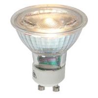 glass cob gu10 5w cob led gu10 dimmable warm white 38d 345lm 85613