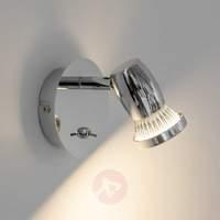 Glossy chrome LED spot Arminius