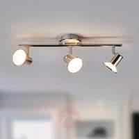 Glossy chrome LED ceiling light Charley