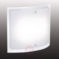 Glass ceiling lamp Nicklas with LED, 40x34 cm