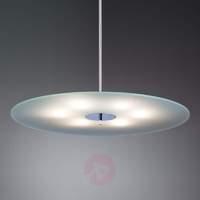 Glass pendant light 70 cm by Hans Przyrembel