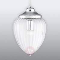 glass hanging light pendants with grooves