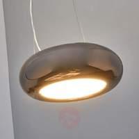 glossy metal pendant light saina