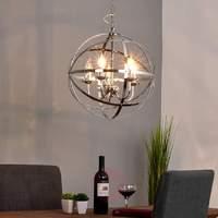 Glossy chrome Patrisia pendant lamp