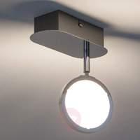 Glossy chrome ceiling and wall light Hazel, LED