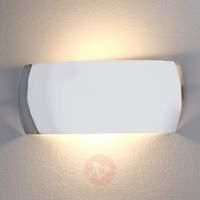 glossy chrome plated led wall lamp elyas