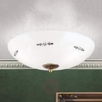 glass ceiling lamp nilay opal white 39 cm