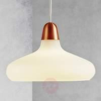 Glass pendant lamp Bloom, 29 cm